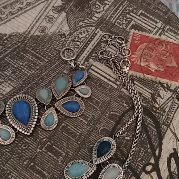 Lucky Brand 2 piece Set Necklace and Bracelet Bohemian Style - Picture 3 of 4